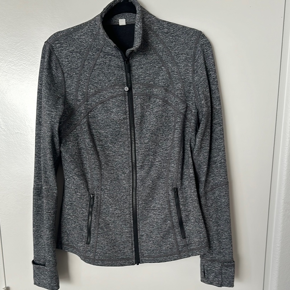 lululemon athletica Gray Zip-Up Jacket